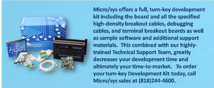 Micro/sys OEM SBC turn-key Development Kit